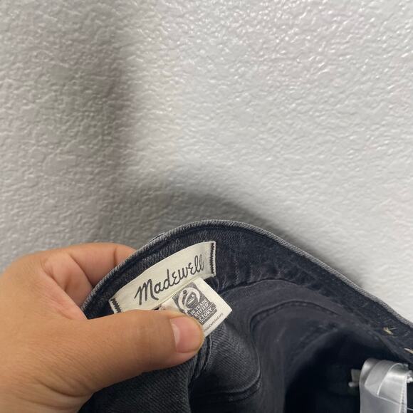 Madewell Womens Jeans Size 28 The Perfect Vintage Jean Denim Faded Black - Picture 3 of 14